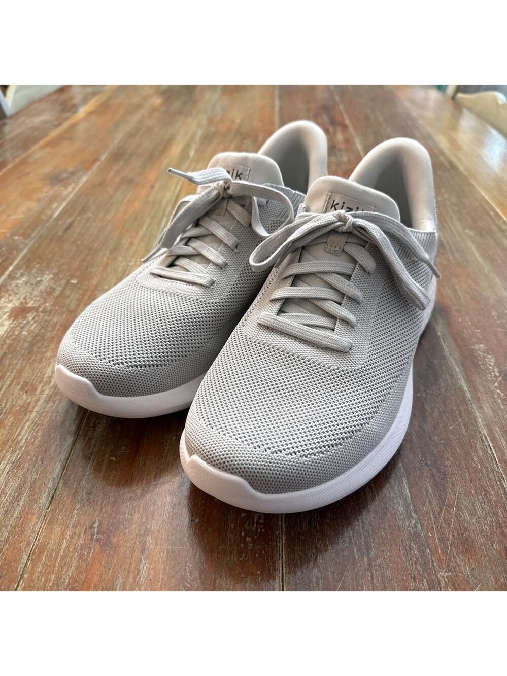 Kizik Athens Men's 10 Wide Women's 11.5 Wide Light Grey Slate Grey